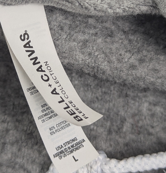 The Princess Bride Men's Repurposed Grey Hoodie Andrea the Giant Large - Picture 7 of 8